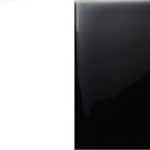 Белый-черный матовый